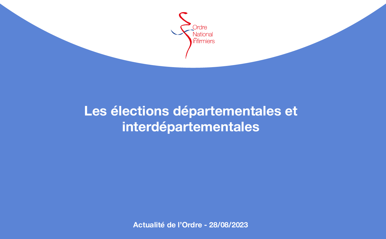 Les élections départementales et interdépartementales